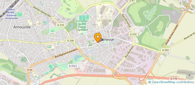 localisation de l'entreprise SCI SILINVEST  LE THILLAY