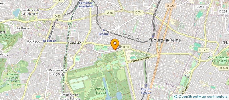 localisation de l'entreprise SCI SILIO à SCEAUX