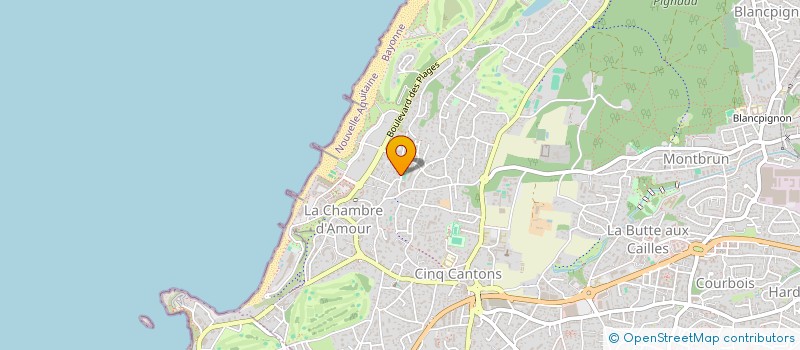 localisation de l'entreprise SCI SILLEGUE  ANGLET