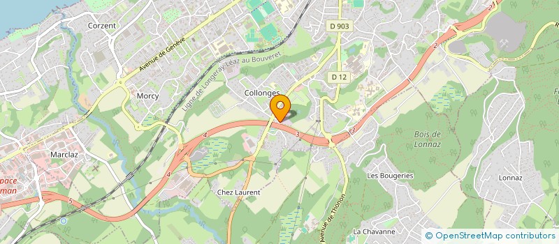 localisation de l'entreprise SCI SILLON CHABLAISIEN à THONON-LES-BAINS