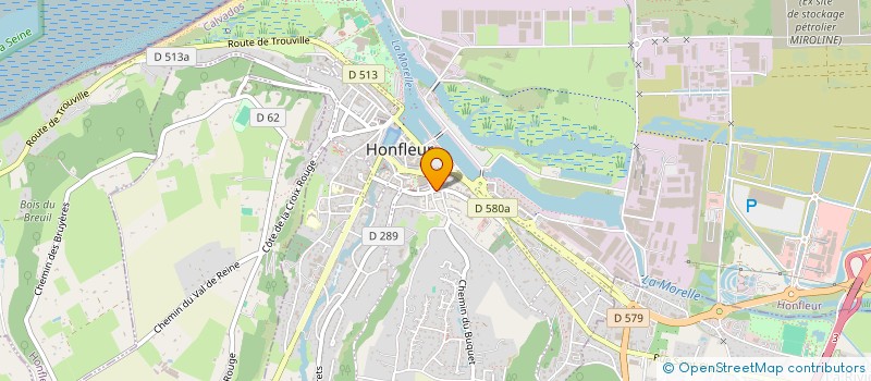 localisation de l'entreprise SCI SILLS à HONFLEUR