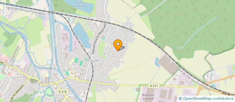 localisation de l'entreprise SCI SILLY  ARQUES