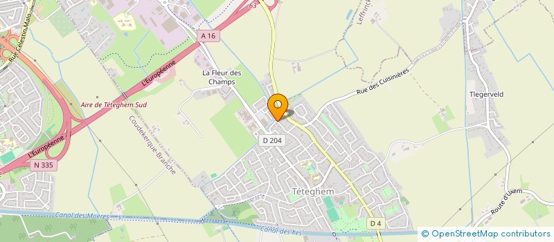 localisation de l'entreprise SCI SILLY  TETEGHEM-COUDEKERQUE-VILLAGE