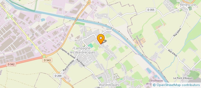 localisation de l'entreprise SCI SILO  CAMPAGNE-LES-WARDRECQUES