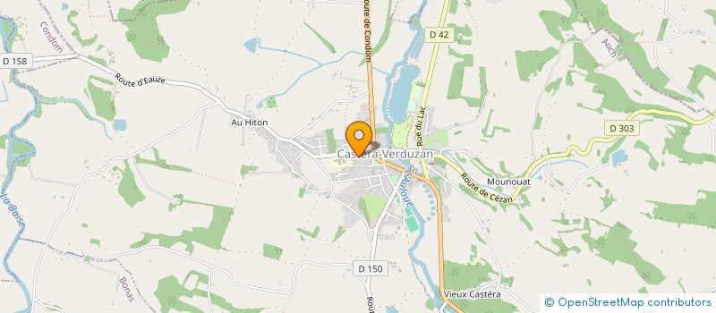 localisation de l'entreprise SCI SILOC  CASTERA-VERDUZAN