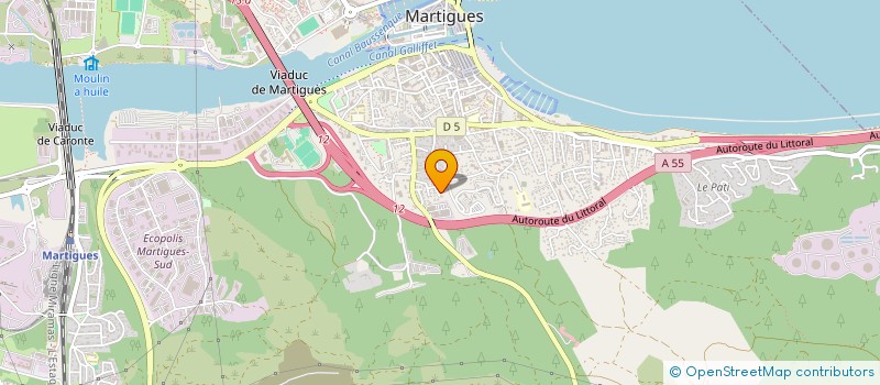 localisation de l'entreprise SCI SILOE  MARTIGUES