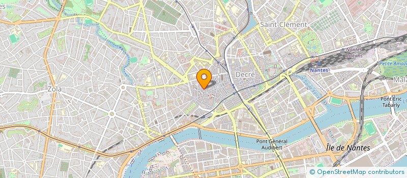 localisation de l'entreprise SCI SILOE INVEST  NANTES