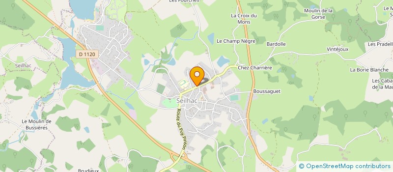 localisation de l'entreprise SCI SILOR  SEILHAC