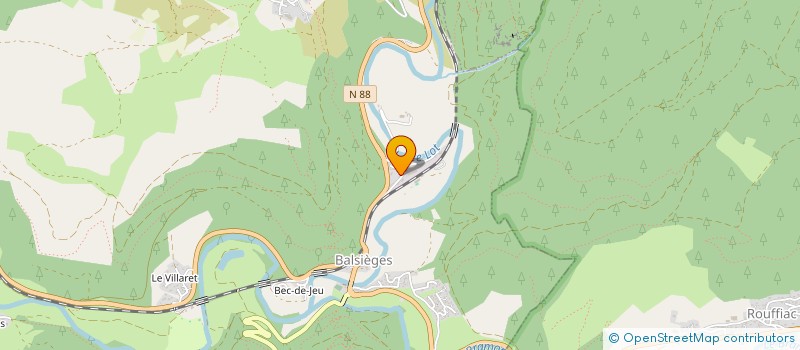 localisation de l'entreprise SCI SILOR  BALSIEGES