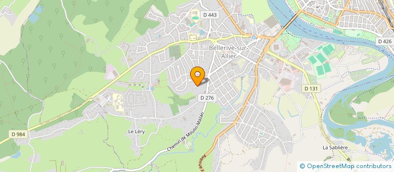 localisation de l'entreprise SCI SILVA à BELLERIVE-SUR-ALLIER