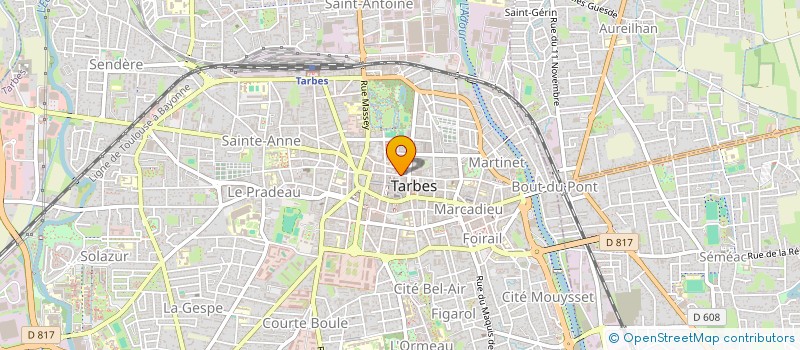 localisation de l'entreprise SCI SILVA  TARBES