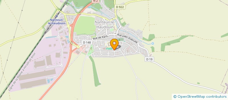 localisation de l'entreprise SCI SILVA  NANTEUIL-LE-HAUDOUIN