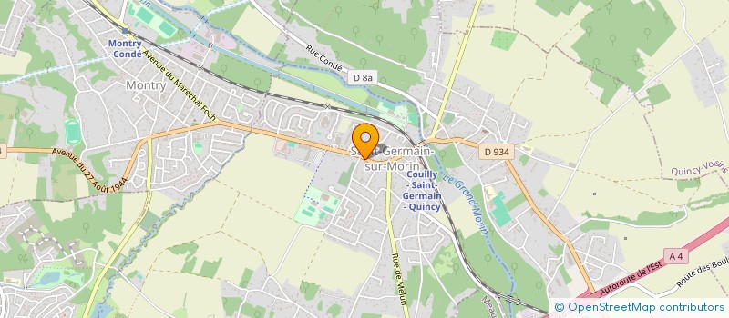 localisation de l'entreprise SCI SILVA OUEST  SAINT-GERMAIN-SUR-MORIN