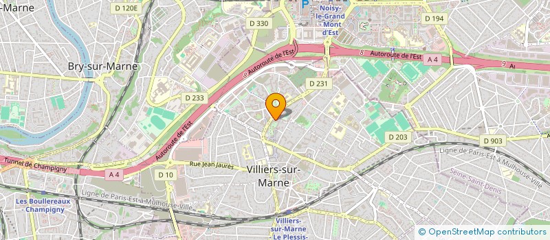 localisation de l'entreprise SCI SILVA'S  VILLIERS-SUR-MARNE