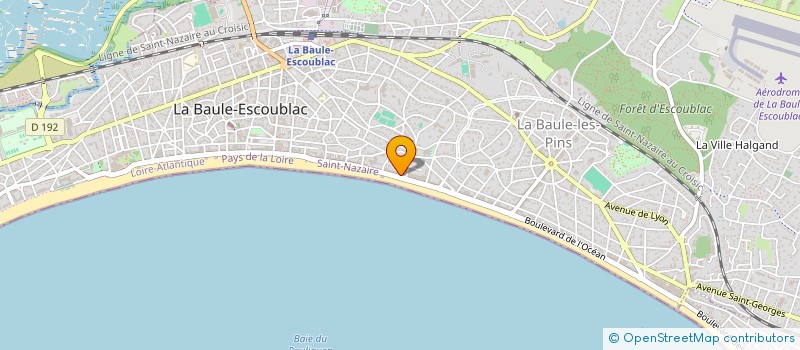 localisation de l'entreprise SCI SILVANA  LA BAULE-ESCOUBLAC