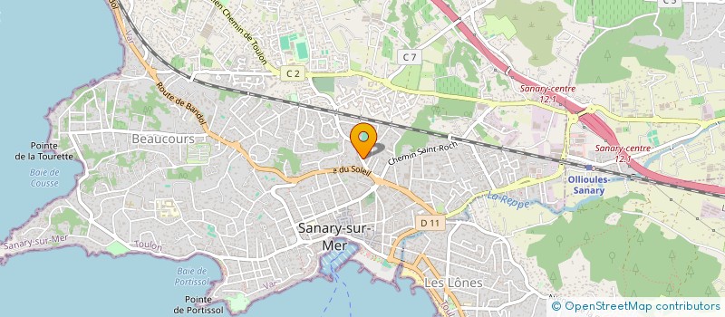 localisation de l'entreprise SCI SILVATRINE à SANARY-SUR-MER