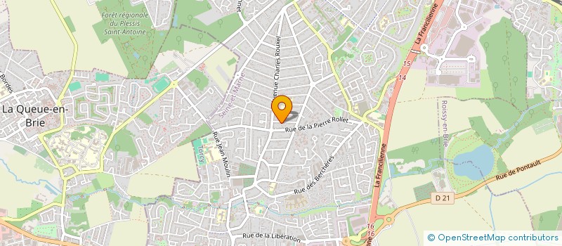 localisation de l'entreprise SCI SILVEIR BAT à PONTAULT-COMBAULT