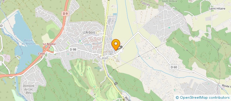 localisation de l'entreprise SCI SILVER  CABRIES