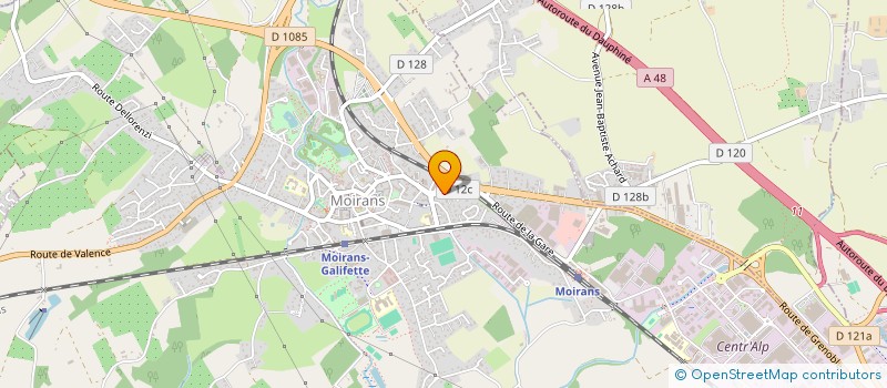 localisation de l'entreprise SCI SILVER  MOIRANS