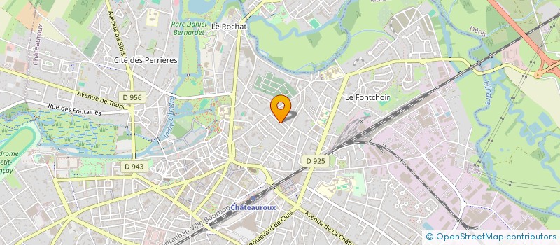 localisation de l'entreprise SCI SILVER à CHATEAUROUX
