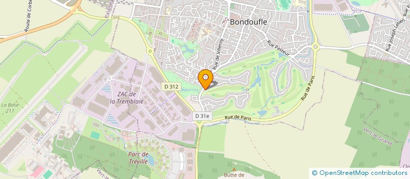 localisation de l'entreprise SCI SILVER à BONDOUFLE