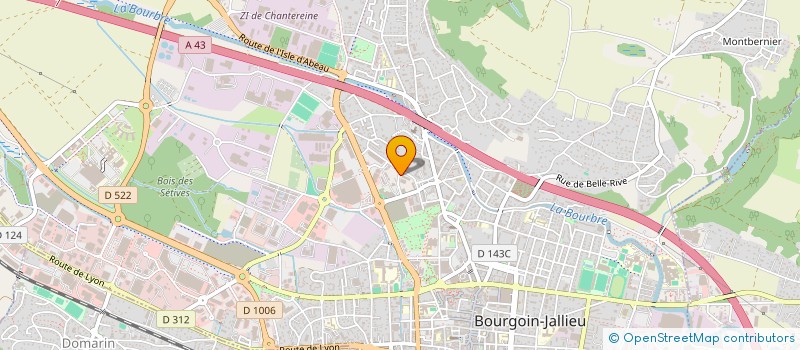 localisation de l'entreprise SCI SILVERA à BOURGOIN-JALLIEU