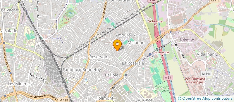 localisation de l'entreprise SCI SILVERA à TOULOUSE