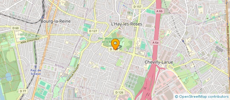 localisation de l'entreprise SCI SILVESTRE & SANTOS  L'HAY-LES-ROSES