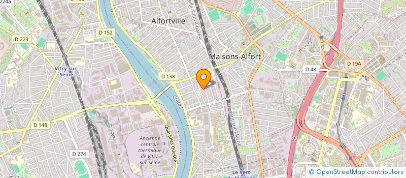 localisation de l'entreprise SCI SILVICATI à ALFORTVILLE