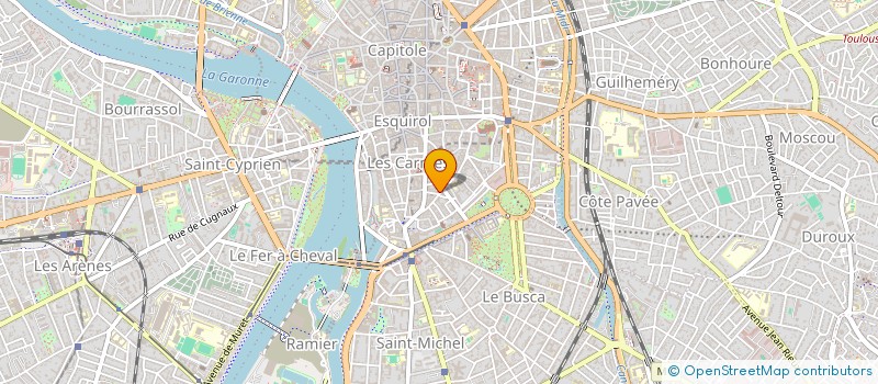 localisation de l'entreprise SCI SILVIO TRENTIN  TOULOUSE