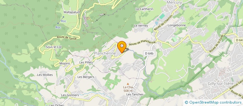 localisation de l'entreprise SCI SILVYAN  PLANCHERINE