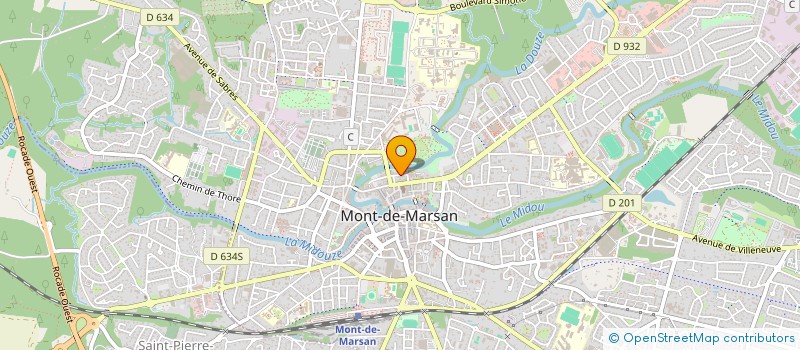 localisation de l'entreprise SCI SIM à MONT-DE-MARSAN