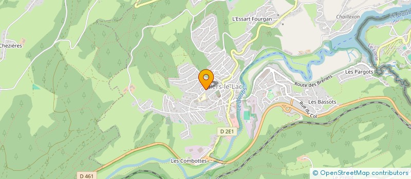 localisation de l'entreprise SCI SIM-IMMO  VILLERS-LE-LAC