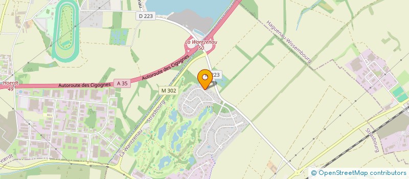 localisation de l'entreprise SCI SIM4 IMMO  LA WANTZENAU