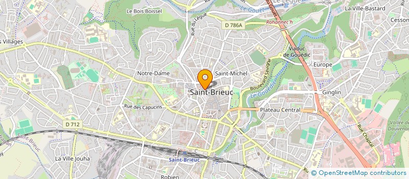 localisation de l'entreprise SCI SIMA à SAINT-BRIEUC