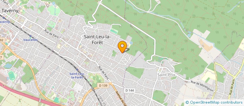 localisation de l'entreprise SCI SIMA  SAINT-LEU-LA-FORET