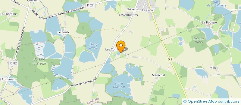 localisation de l'entreprise SCI SIMA  SANDRANS