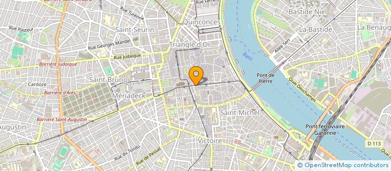 localisation de l'entreprise SCI SIMA  BORDEAUX