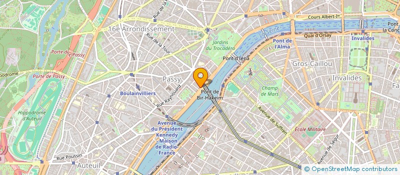 localisation de l'entreprise SCI SIMAD à NEUILLY-SUR-SEINE