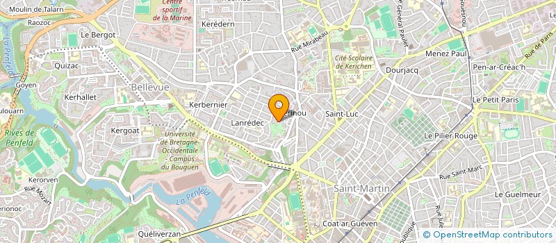 localisation de l'entreprise SCI SIMAFAMA à BREST