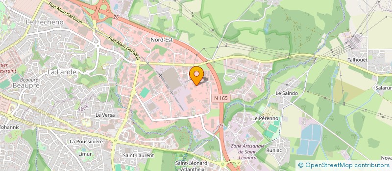 localisation de l'entreprise SCI SIMAFRAL à VANNES