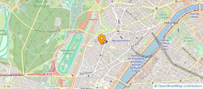 localisation de l'entreprise SCI SIMAG  PARIS