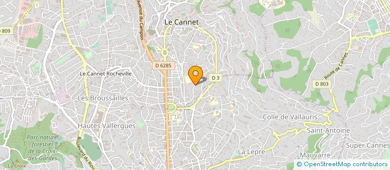 localisation de l'entreprise SCI SIMAJO  LE CANNET