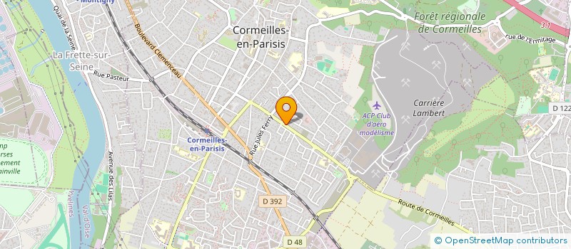 localisation de l'entreprise SCI SIMALAU à CORMEILLES-EN-PARISIS