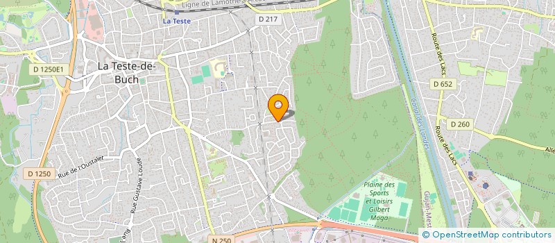 localisation de l'entreprise SCI SIMALEX  LA TESTE-DE-BUCH