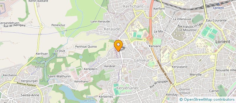 localisation de l'entreprise SCI SIMALOU à PLOEMEUR