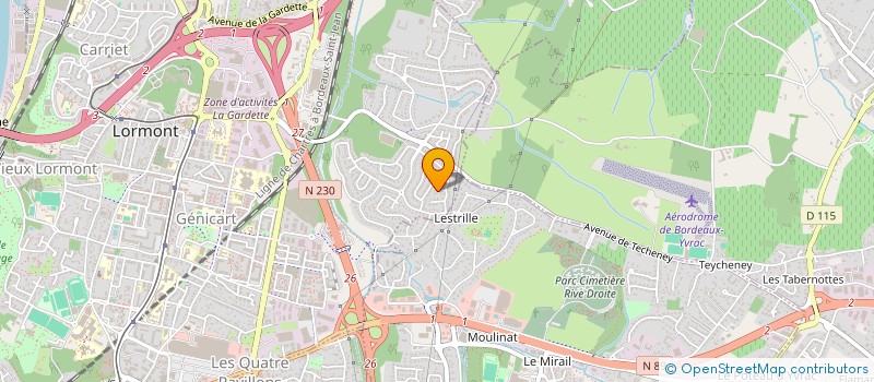 localisation de l'entreprise SCI SIMANGELE  LORMONT