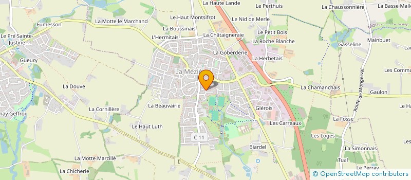 localisation de l'entreprise SCI SIMAR  LA MEZIERE