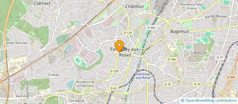 localisation de l'entreprise SCI SIMAR à FONTENAY-AUX-ROSES