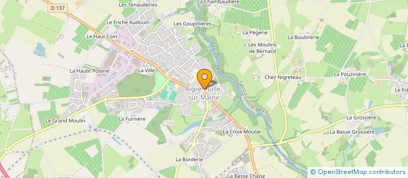 localisation de l'entreprise SCI SIMAR INVEST  AIGREFEUILLE-SUR-MAINE